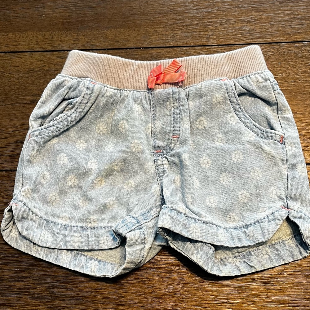Toddler Denim Shorts 🤍